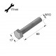 HEXAGON HEAD STEEL BOLT M10x60 HEXAGONAL STEEL BOLTS